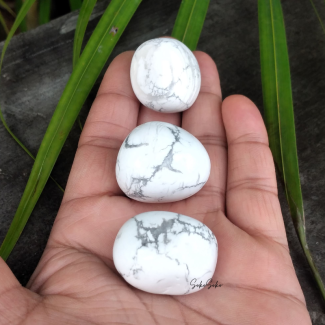 Natural Howlite Polished Tumble