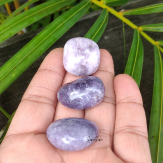 Natural Lepidolite Polished Tumble