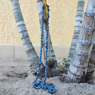 Natural Lapis Lazulli Chips Necklace