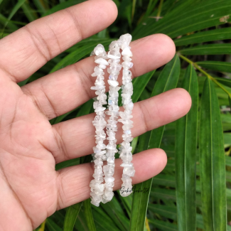 Natural Moonstone Chips Bracelet