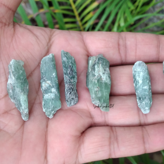 Natural Green Kyanite Raw Blades