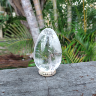 Natural Clear Quartz Egg