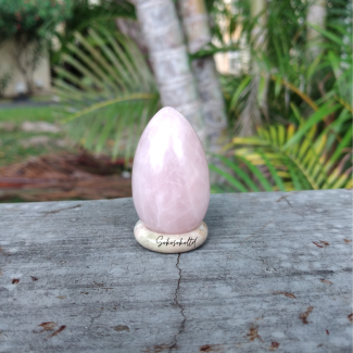 Natural Rose Quartz Egg