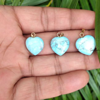 Natural Nephrite Heart Pendant